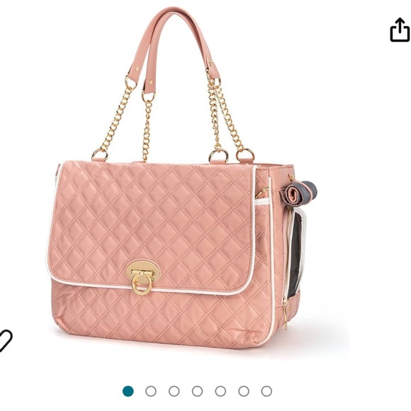 Pink travel pet carrier - Picture 1 of 7